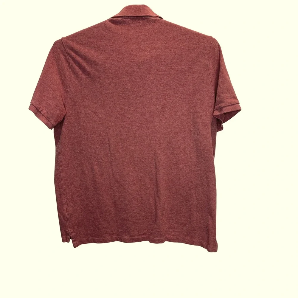 Polo Ralph Lauren Polo Shirt Large Men's Red Heather Classic Fit Short Sleeve
